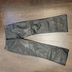 Creazioni Pelle leather pants vintage women's